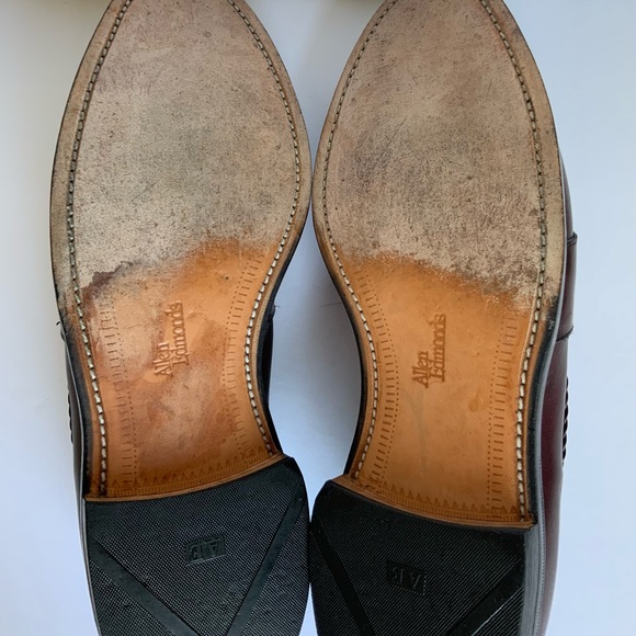 ALLEN EDMONDS “CODY” CORDOVAN LOAFERS - 10.5B - Picture 9 of 12